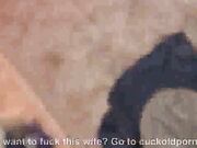 Fat white wife gets seeded by black lover for hubby