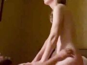 busty BBW wife taking BBC like a slut