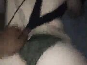 Two black men fuck white wife while cuck hubby films