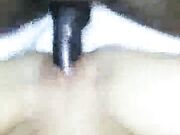 Watch as his big black monster cock stretches out my pussy
