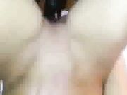 Watch as his big black monster cock stretches out my pussy