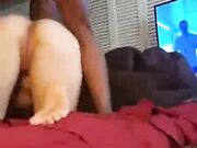 Watch as his big black monster cock stretches out my pussy
