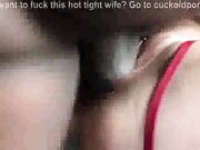 hotwife barebacks bbc bull removes condom in front of hubby