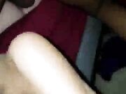 Real sex! Husband fucks his pretty wife!