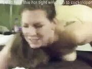 sexy wife amber blank husband to film her getting bred