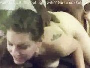 sexy wife amber blank husband to film her getting bred