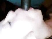 Marie the nasty whore bent over the bed