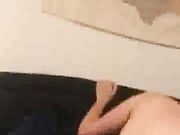 Husband friend bangs hot blonde wife from behind