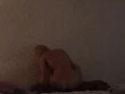 Marie the nasty whore bent over the bed