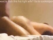 cuckold - wife fuck. She destroys this dude’s Big Black Cock