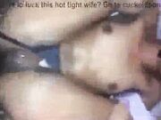 BLACKED – Hot wife cuckolds hubby with young black neighbor