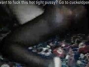 Real sex! Husband fucks his pretty wife!