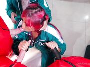 Ninacola & Pokemonfit - Squid Game turns to Wild Orgy
