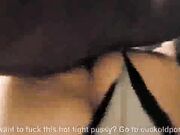 Wife fucked silly by her first big black cock