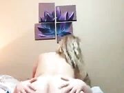 Pia Sofie's first black cock while her cuckold must watching