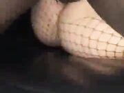 Snow bunny brunette loves to suck my BBC