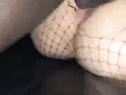 Snow bunny brunette loves to suck my BBC