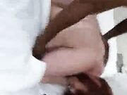 Big Black and White Cocks Fuck Petite Small Tits Wife