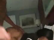 My wife getting her ass pounded by her black BBC daddy