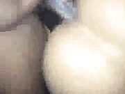 Brunette BBW taking thick BBC ballsdeep and sucking hubby
