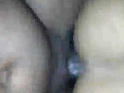 Brunette BBW taking thick BBC ballsdeep and sucking hubby