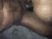 Brunette BBW taking thick BBC ballsdeep and sucking hubby