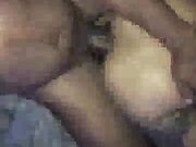 Brunette BBW taking thick BBC ballsdeep and sucking hubby