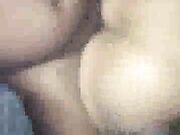 Brunette BBW taking thick BBC ballsdeep and sucking hubby