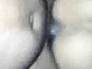 Brunette BBW taking thick BBC ballsdeep and sucking hubby