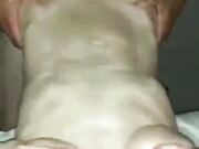 Black guy buttfucking my wife in her purple panties