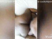 Bareback Babe White slut fun with two black guys