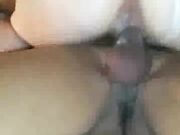 BBC Creampies Wife's Shaved Pussy While Cuckold Films