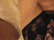 White Slut in Fishnets Loves Being a Black Man's Pet BBC