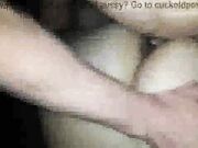 Interracial threesome with one screaming slut and two BBCs