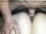 Interracial threesome with one screaming slut and two BBCs