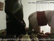 Pia Sofie's first black cock while her cuckold must watching