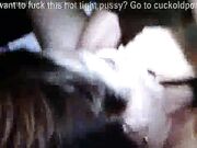 busty BBW wife taking BBC like a slut