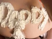 Amanda Verona VELORA -   Daddy's boring whipped cream anal fuck Video