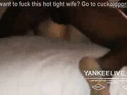 Fat white wife gets seeded by black lover for hubby