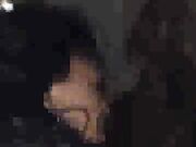 Amateur BBW Wife Sucks Big Black Cock POV