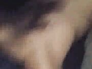 Amateur BBW Wife Sucks Big Black Cock POV