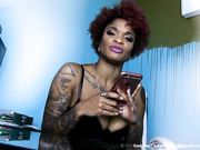 Ebony Goddess Tierra - The Call Blackmail Fantasy
