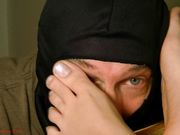 Kitty Toe in Eye 1 - At My Neighbors Feet