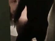 Tattooed brunette take BBC in her ass and gets an anal orgasm