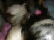 Cheating White Slut sucks BBC while boyfriend is gone