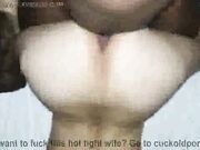 Caught my wife fucking another man and he came in her