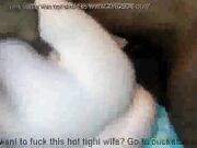 Brunette BBW taking thick BBC ballsdeep and sucking hubby