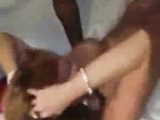 White cuckold loves taking big black cock