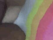 Black guy buttfucking my wife in her purple panties