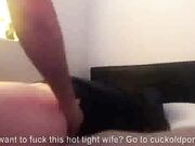 Filmed with his wife Christina